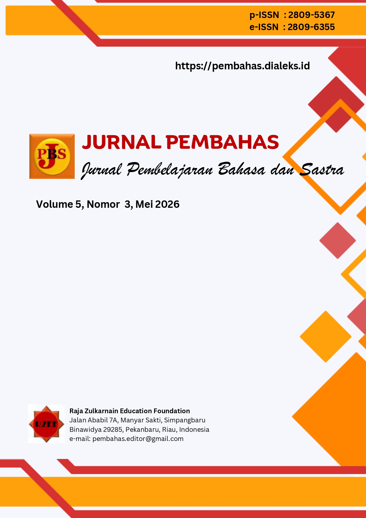 					View Vol. 5 No. 3 (2026): Mei 2026 | in progress
				